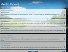 Tablet Screenshot of maartenversteeg.blogspot.com