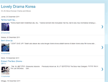 Tablet Screenshot of lovelydramakorea.blogspot.com