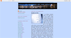Desktop Screenshot of elnombredelosdias.blogspot.com