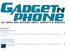 Tablet Screenshot of gadgetnphone.blogspot.com