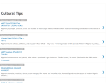 Tablet Screenshot of culturaltips.blogspot.com