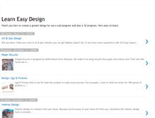 Tablet Screenshot of learn-easy-design.blogspot.com