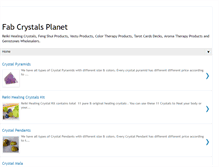 Tablet Screenshot of fabcrystalplanet.blogspot.com