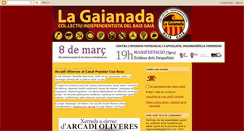 Desktop Screenshot of lagaianadadelbaixgaia.blogspot.com