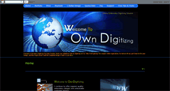 Desktop Screenshot of owndigitizing.blogspot.com