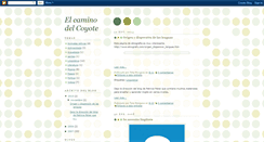 Desktop Screenshot of elcaminodelcoyote.blogspot.com