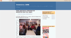 Desktop Screenshot of intensivos2008.blogspot.com
