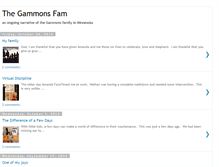 Tablet Screenshot of gammonsfam.blogspot.com