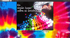 Desktop Screenshot of algunlugarsobreelarcoiris.blogspot.com