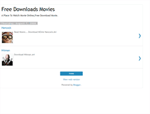 Tablet Screenshot of freedownloadsmovies.blogspot.com