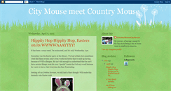 Desktop Screenshot of citymousemeetcountrymouse.blogspot.com