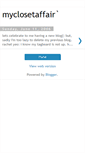 Mobile Screenshot of myclosetaffair.blogspot.com