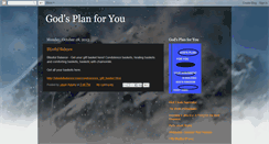 Desktop Screenshot of gods-plan-for-you.blogspot.com