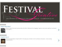 Tablet Screenshot of festivalcreative.blogspot.com