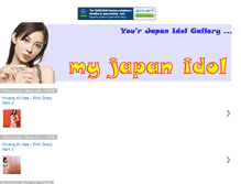 Tablet Screenshot of my-japan-idol.blogspot.com