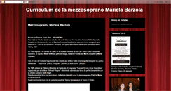 Desktop Screenshot of mezzosopranomarielabarzola.blogspot.com