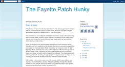 Desktop Screenshot of fayettepatchhunky.blogspot.com