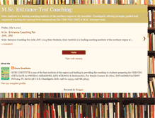 Tablet Screenshot of msc-entrance-coaching.blogspot.com