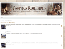 Tablet Screenshot of campfiresremembered.blogspot.com