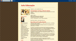 Desktop Screenshot of estudandoarteeducacao.blogspot.com