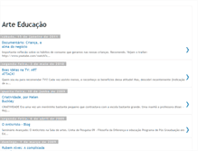 Tablet Screenshot of estudandoarteeducacao.blogspot.com