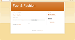 Desktop Screenshot of fuelandfashion.blogspot.com