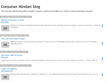 Tablet Screenshot of consumermindset.blogspot.com