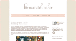 Desktop Screenshot of homematchmaker.blogspot.com