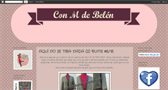 Desktop Screenshot of conmdebelen.blogspot.com