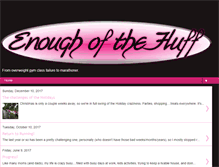 Tablet Screenshot of enoughofthefluff.blogspot.com