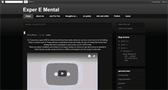 Desktop Screenshot of exper-e-mental.blogspot.com