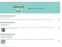 Tablet Screenshot of debbiecarrolldesigns.blogspot.com