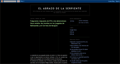 Desktop Screenshot of elabrazodelaserpiente.blogspot.com