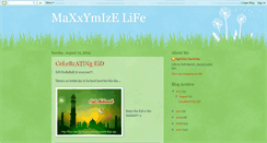 Desktop Screenshot of maxxymize.blogspot.com