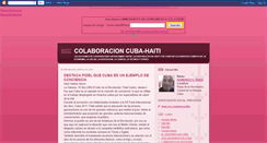 Desktop Screenshot of colaboracioncubahaiti.blogspot.com