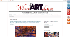 Desktop Screenshot of mixedmediaartistsinternational.blogspot.com