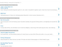 Tablet Screenshot of gesunlangleben.blogspot.com