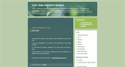 Desktop Screenshot of clubjeepaventure.blogspot.com