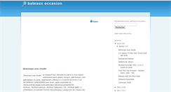 Desktop Screenshot of bateauxoccasion-44.blogspot.com