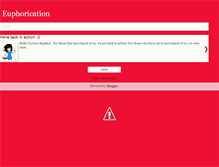 Tablet Screenshot of euphorication.blogspot.com
