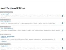 Tablet Screenshot of montehermosoactualidad.blogspot.com