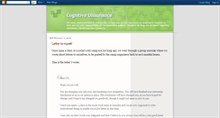 Desktop Screenshot of cognitivedissonancesg.blogspot.com