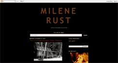 Desktop Screenshot of milenerust.blogspot.com