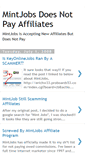 Mobile Screenshot of mintjobsdoesnotpayaffiliates.blogspot.com