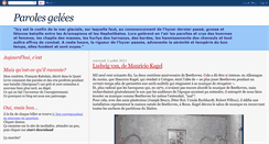 Desktop Screenshot of lesparolesgelees.blogspot.com