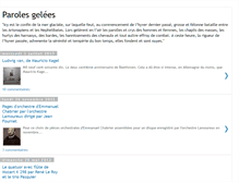 Tablet Screenshot of lesparolesgelees.blogspot.com