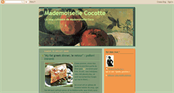 Desktop Screenshot of mademoisellecocotte.blogspot.com