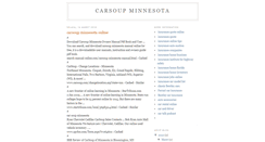 Desktop Screenshot of carsoup-minnesota.blogspot.com