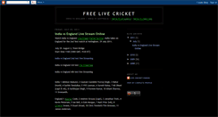 Desktop Screenshot of live-cricket-videos.blogspot.com