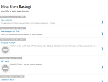 Tablet Screenshot of ninashen.blogspot.com